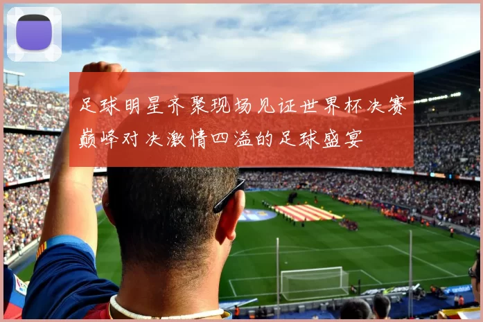足球明星齐聚现场见证世界杯决赛巅峰对决激情四溢的足球盛宴