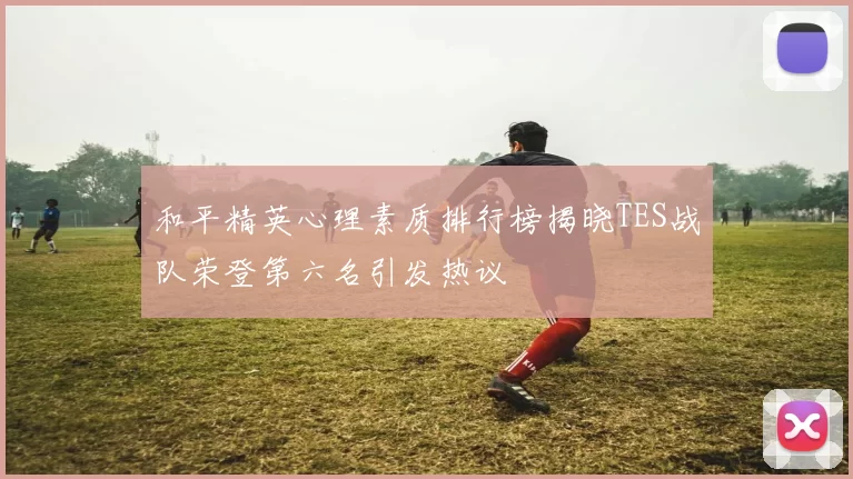 和平精英心理素质排行榜揭晓TES战队荣登第六名引发热议